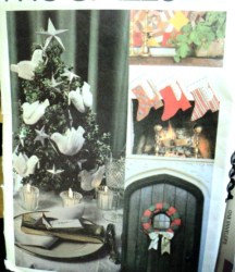 8091 XMAS BOOT, PAPER ORNMNT, BEAR, TREE TOP, WREATH,BAG PATTERN
